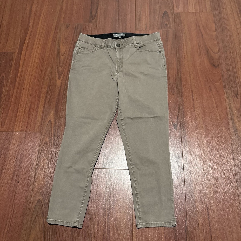 Wit & Wisdom Absolution Brown Ankle Skimmer Pants Womens Size 14 L103VMX2